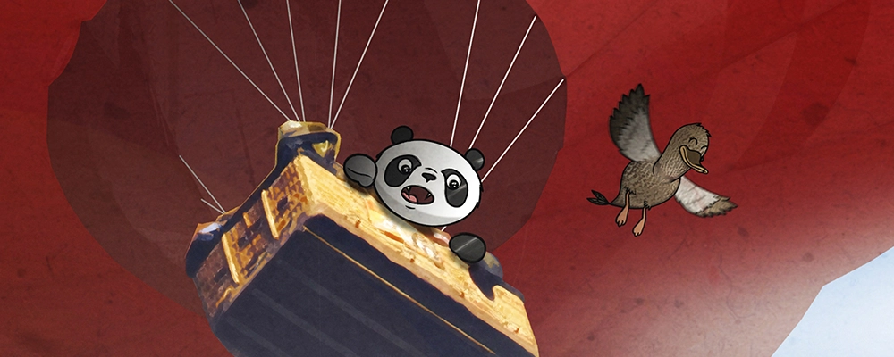 Lucky the Panda - Lucky sleeping